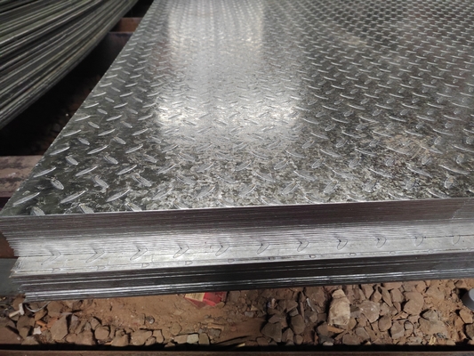 Q235 MS Chapa de aço de diamante para fabricação de pequenas ferramentas e A36 HR Chapa de ferro a quadros