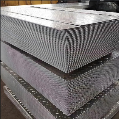 Q235 MS Chapa de aço de diamante para fabricação de pequenas ferramentas e A36 HR Chapa de ferro a quadros