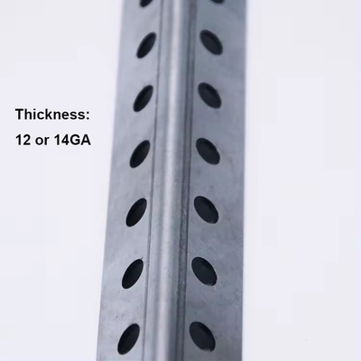 Lintel de aço galvanizado perfurado laminado a quente com ângulo igual com furos de perfuração/ barra de ferro