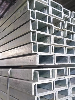 C8 C10 C12 C16 U-canal de aço laminado a quente não perfurado para apoio estrutural