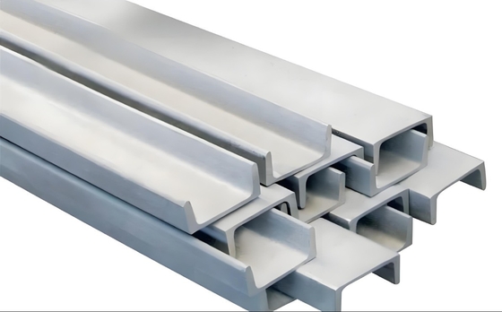 Aço inoxidável laminado a quente Unistrut canal U peso do canal com serviço de descolagem