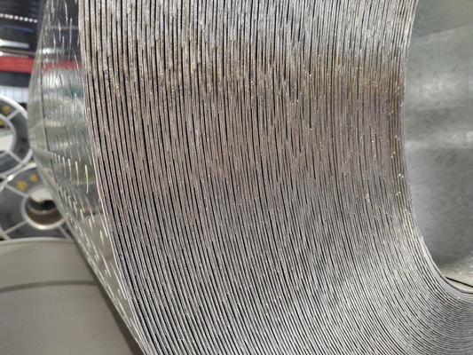 Coil de padrão em relevo de flores pré-revestidas de prata para estrutura de arco modular