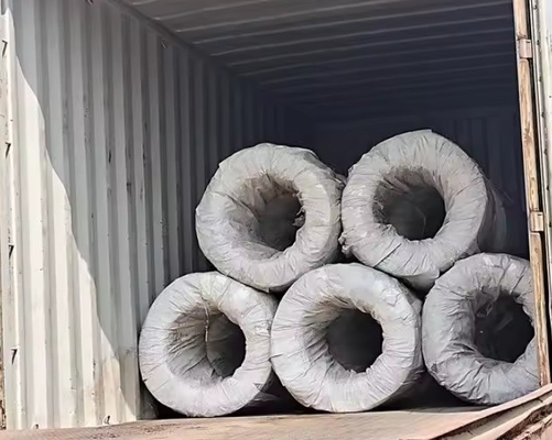 Serviço de solda e tolerância de ± 1% para fio galvanizado de bobina de 6 mm-12 mm