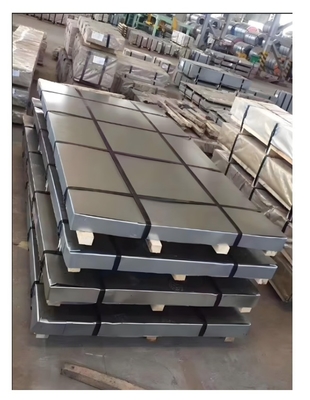 40 g/m2 de zinco personalizável camada média dura galvanizado placa de aço padrão 1,5 * 1250mm