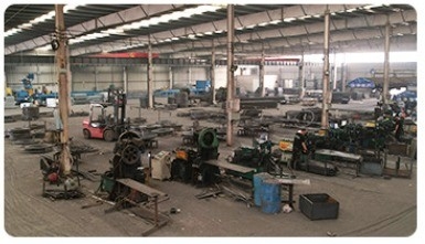 Passeios de grades de aço prateado com estilo de design industrial e peso da plataforma de solda
