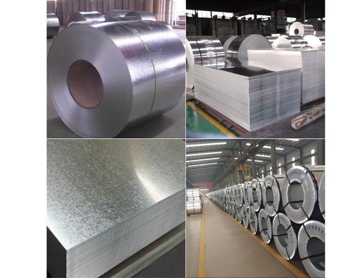 Z70-Z275 Aço carbono revestido com zinco G40 bobina/banda/folha laminada a quente e a frio para recipiente
