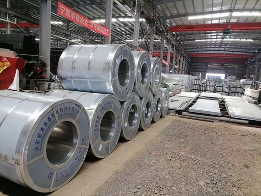 Excelente revestimento galvanizado bobina de aço perfeito para serviços de dobra e muito mais