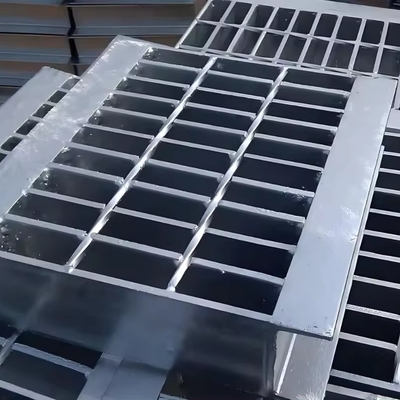 Grelha de alumínio para plataforma de passarela de campo de mina de aço galvanizado certificado ISO9001