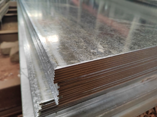 4.5/4.75/5.0*1500mm Chapa de aço galvanizado de tamanho personalizado enviado em todo o mundo com revestimento Z41-Z60