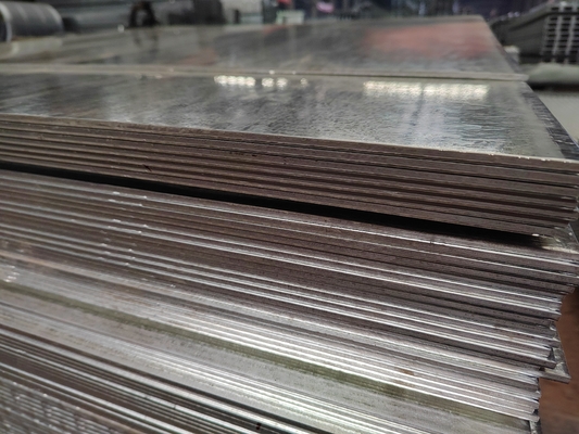 Placa de aço galvanizado de spangle mínimo para construção de soldagem 4.5/4.75/5.0*1500mm