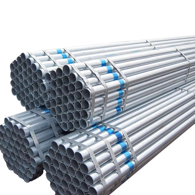 Tubo de aço galvanizado redondo de 42*1,5 mm mergulhado a quente para andaimes com certificação ISO9001