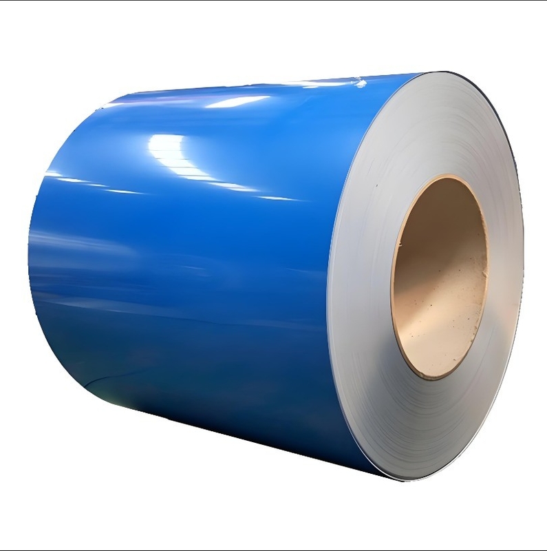 Coil de aço galvanizado pré-pintado revestido de cor PPGI para fabricação de folhas onduladas