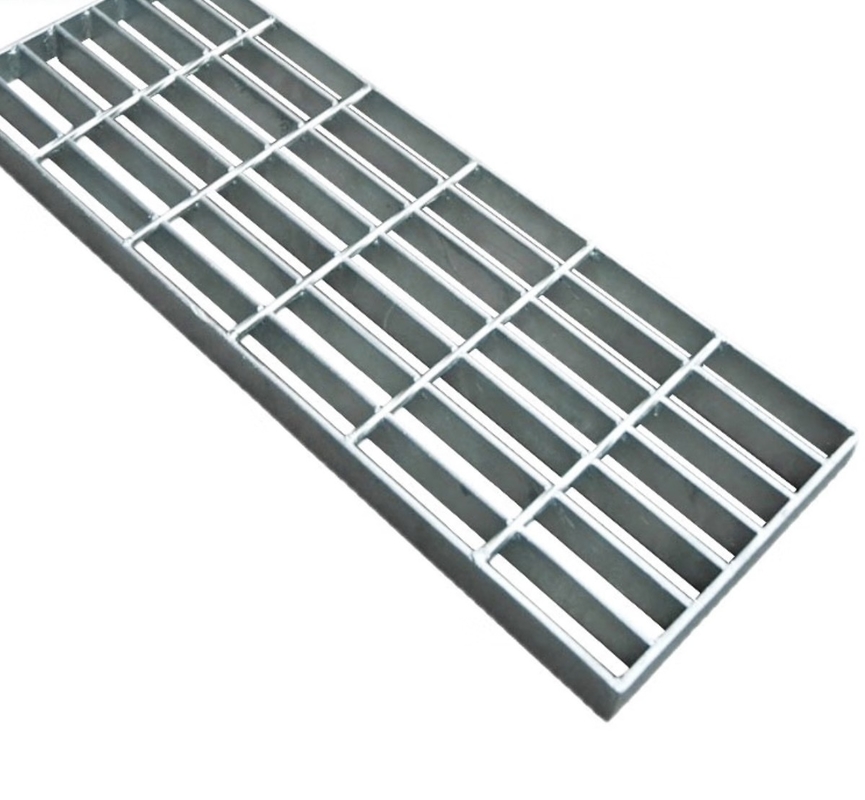 Grelhas de alumínio de prata de estilo industrial para calçadas e plataformas de trabalho pesado